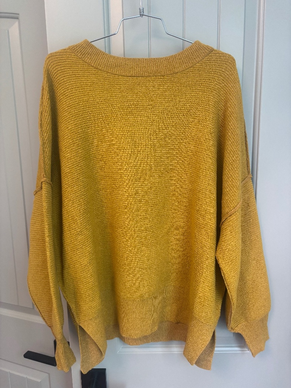 RD Style Mustard Yellow (M) Sweater Medium Cozy Knit Pullover Casual Fall Top